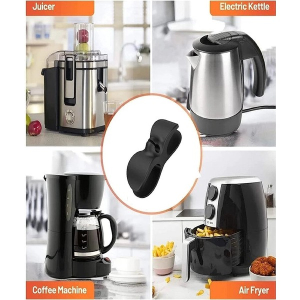 Hcb Ticaret Yapışkanlı Kablo Sabitleyici Düzenleyici Çok Amaçlı Kablo Tutucu Airfryer Kablo Toparlayıcı Sarma Aparatı 2 Adet Elektrik ve Aydınlatma Fiyatı