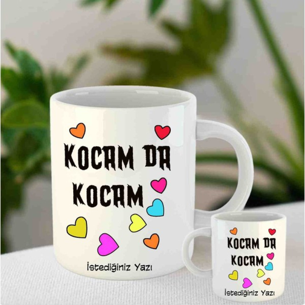 Hd Kocamda Kocam Isminize Özel Sevgililer Günü Kupa Bardak - Beyaz - 330 ml Fincan / Bardak / Kahve Takımı Fiyatı
