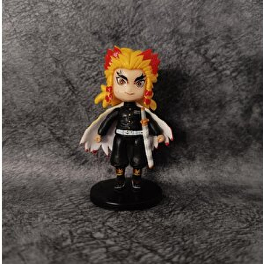 HD Marketim Anime Figür Demon Slayer Kyojuro Rengoku 9 Cm Karakter Figür Oyuncak Biblo Biblo Fiyatı