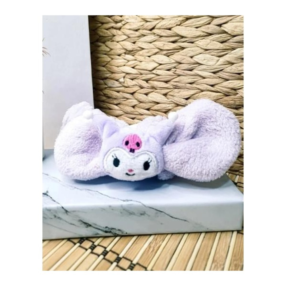 HD Marketim Bandana Peluş 1 Adet Sevimli Anime Sanrio Kuromi Saç Çember ve Kafa Bandı Lila Toka, Taç & Saç Bandı Fiyatı
