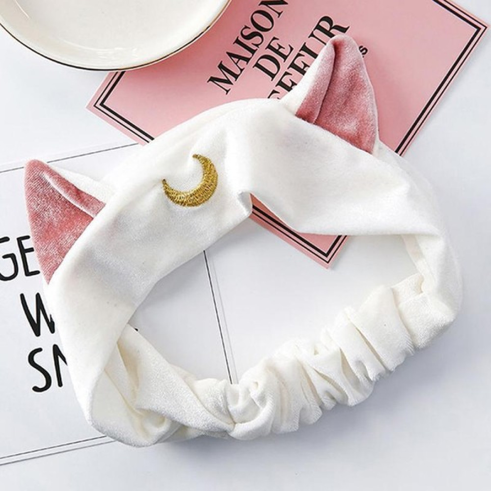 Hd Marketim Sailor Moon Kedi Kulaklı Saç Bandı Bandana Makyaj Bandı Yüz Yıkama Elastik Kadife Saç Aksesuarları Toka, Taç & Saç Bandı Fiyatı