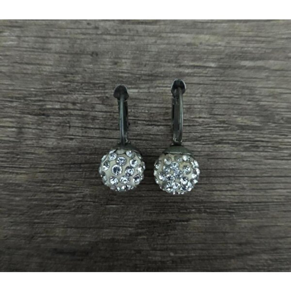 Hd Marketim Şambala Model Swarovski Taşlı Beyaz Sallantılı Küpe Bijuteri Küpe Fiyatı