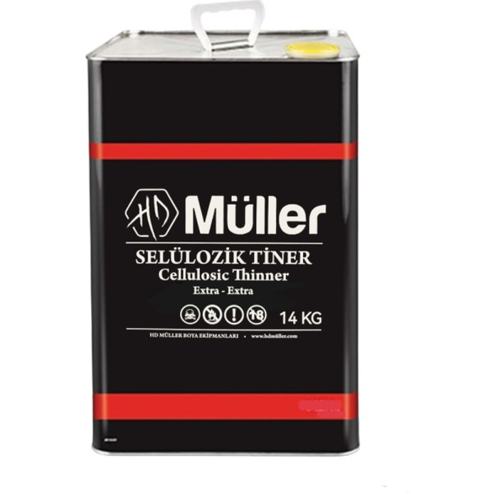 HD Müller Selülozik Extra Tiner 14 kg Boya Malzemeleri Fiyatı