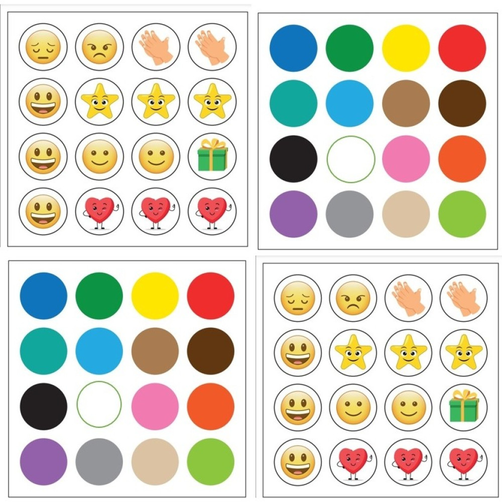 Hdg 64 Adet Mıknatıslı Manyetik Emoji Sticker Renkler Sticker Etiketler Okul Etiketi Fiyatı