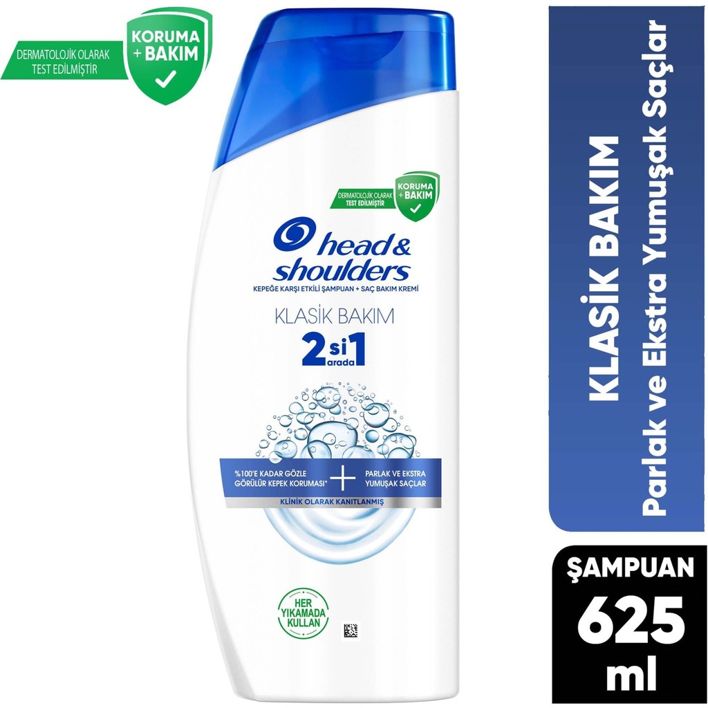 Head & Shoulders Klasik Bakım Şampuan 625 ml Şampuan ve Saç Kremi Fiyatı