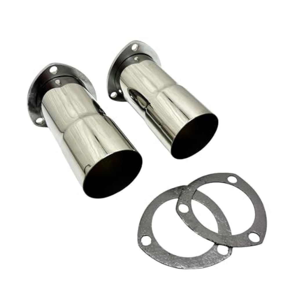 Header Collector Kit 3.00" reduced to 3.00 Inch 304 Polished Stainless Steel WHCK300-300-HP-SS Wesdon Collector