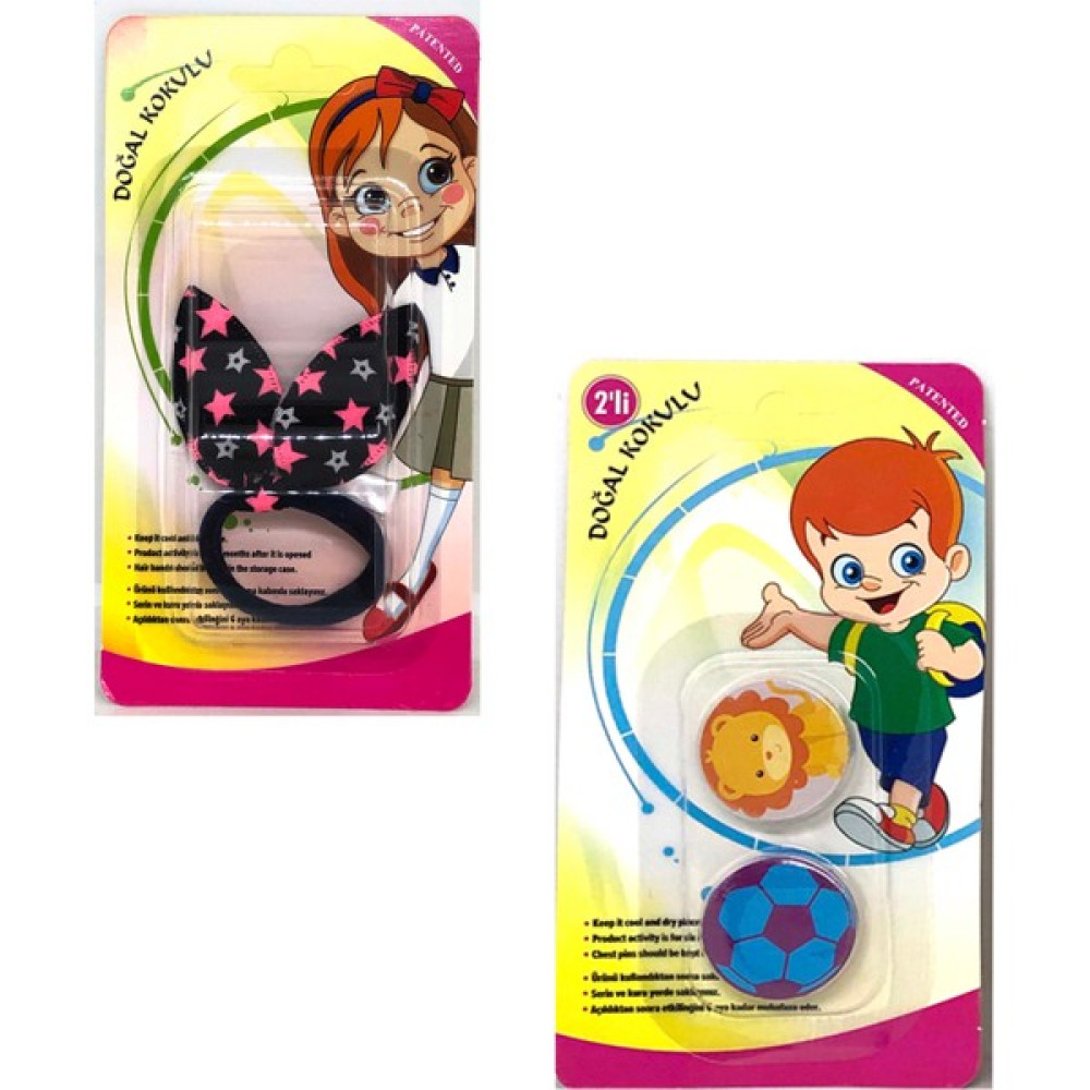 Headlice Stopper Doğal Kokulu Tavşan Kulaklıklı Bit Tokası+ Bit Rozeti 2li Set Toka, Taç & Saç Bandı Fiyatı