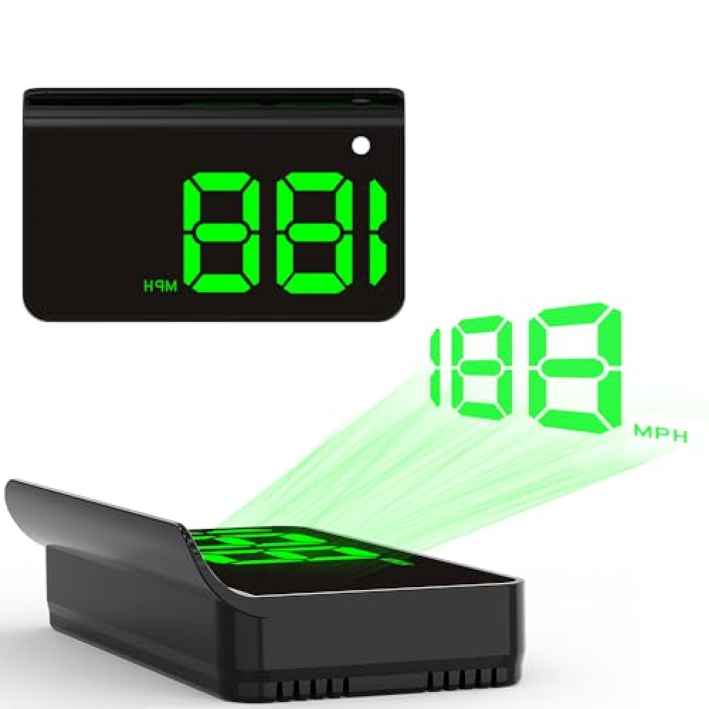 Heads up Display for Cars,HUD,Head up Display for Car,HUD Display Car Windshield,USB Cable Plug and Play,Automatic Brightness Adjustment,Large Font Display