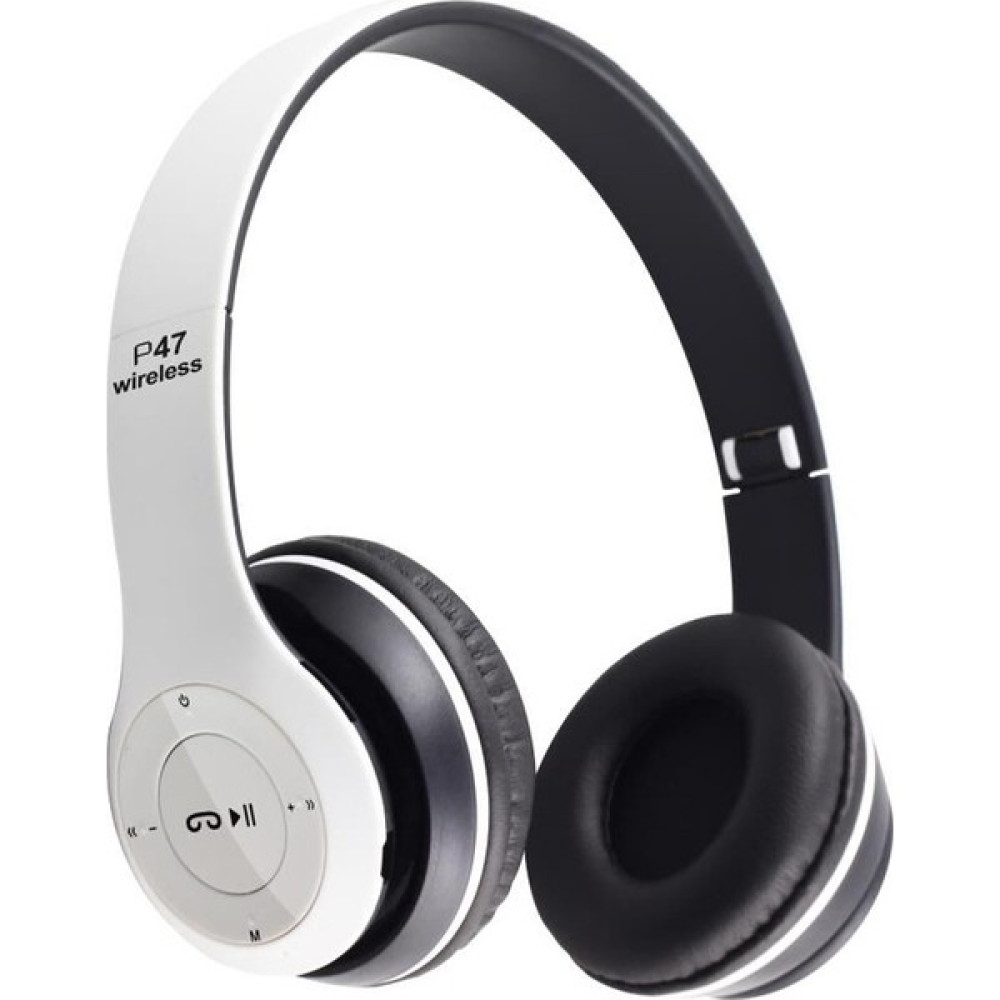 Headset Kulak Üstü Bluetooth Kulaklık Kablosuz Bluetooth Kulaklık Kulak Üstü Subwoofer Kulaklık (Yurt Dışından) - Beyaz Oto Boyaları Fiyatı