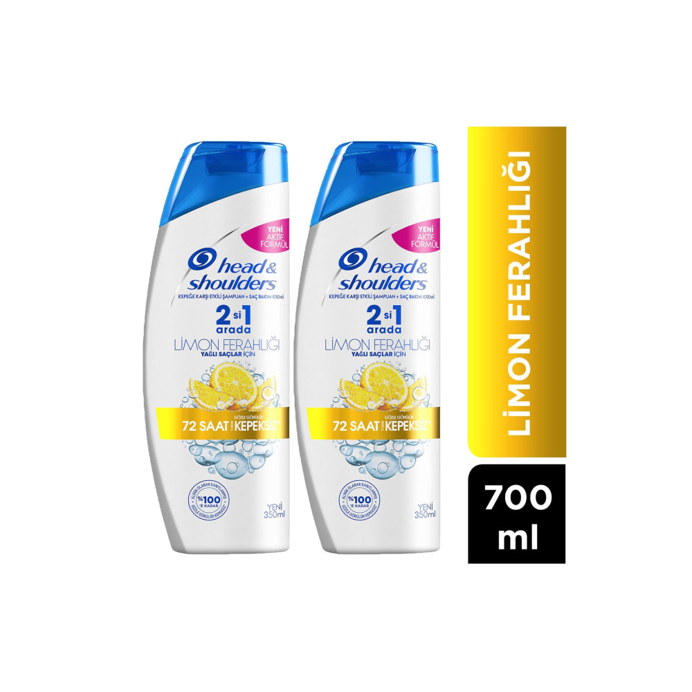 Head&Shoulders Limon Ferahlığı 2si 1 Arada Kepeğe Karşı Etkili Şampuan 350 Ml X 2 Adet Şampuan ve Saç Kremi Fiyatı