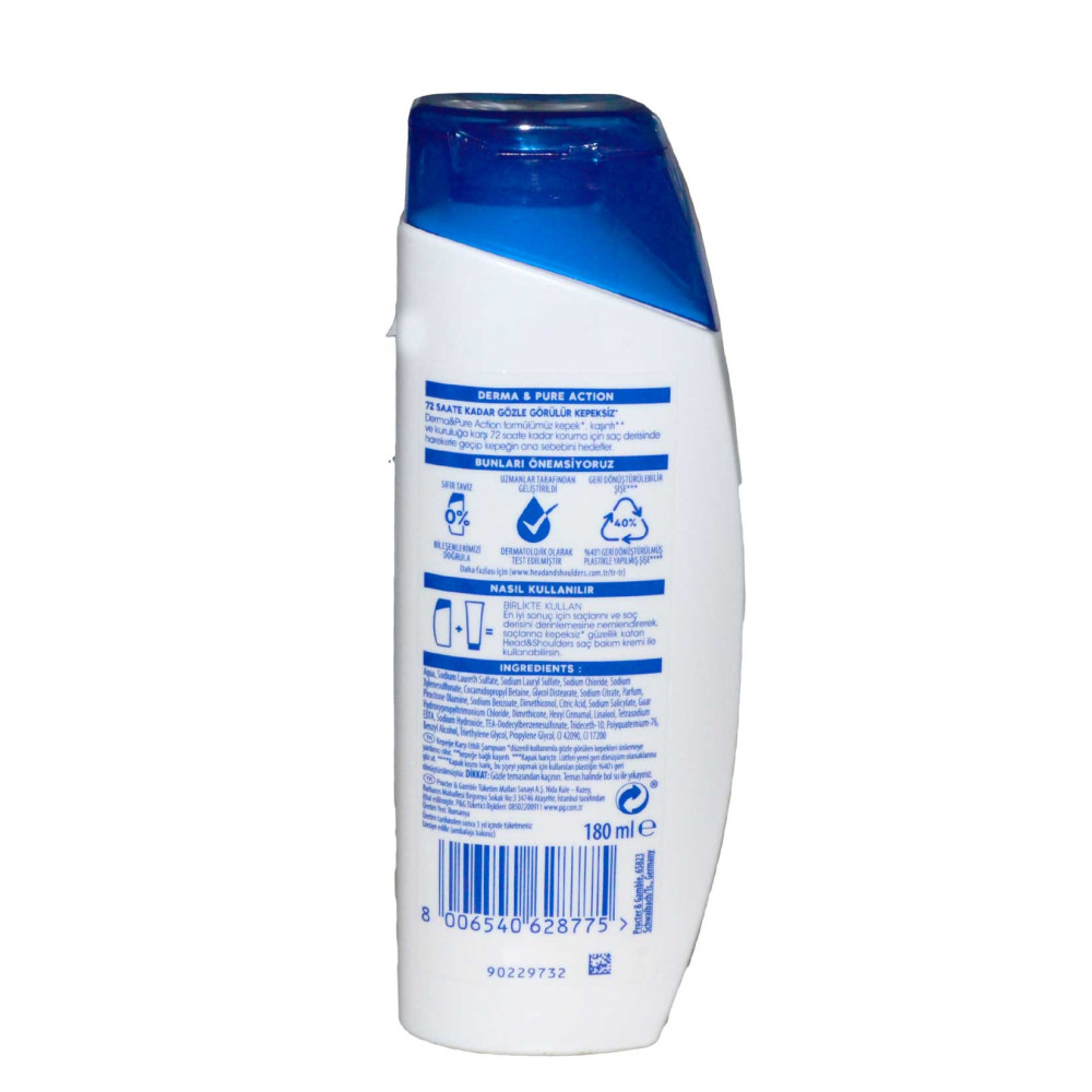 Head&Shoulders Şampuan 180 ml 2'si 1 Arada Klasik