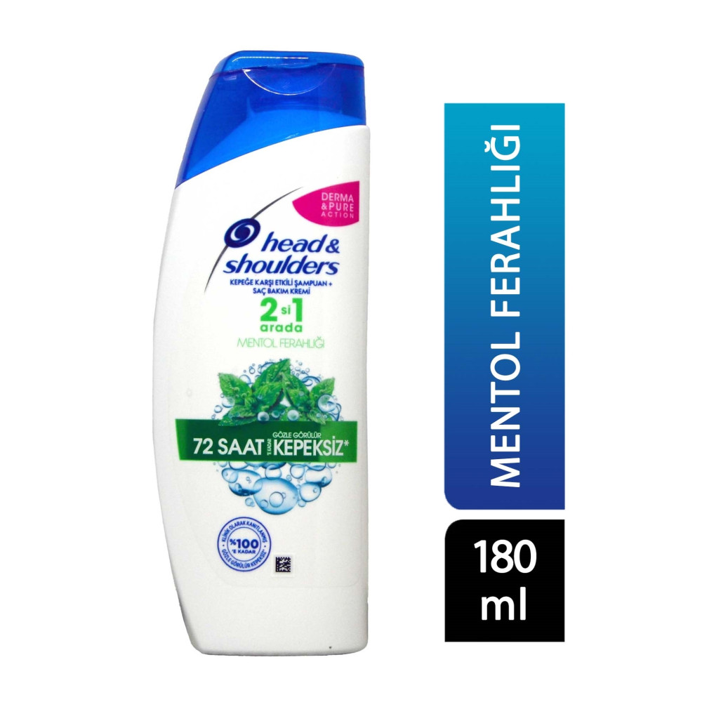 Head&Shoulders Şampuan 180 ml 2'si 1 Arada Mentol Ferahlığı Şampuan ve Saç Kremi Fiyatı