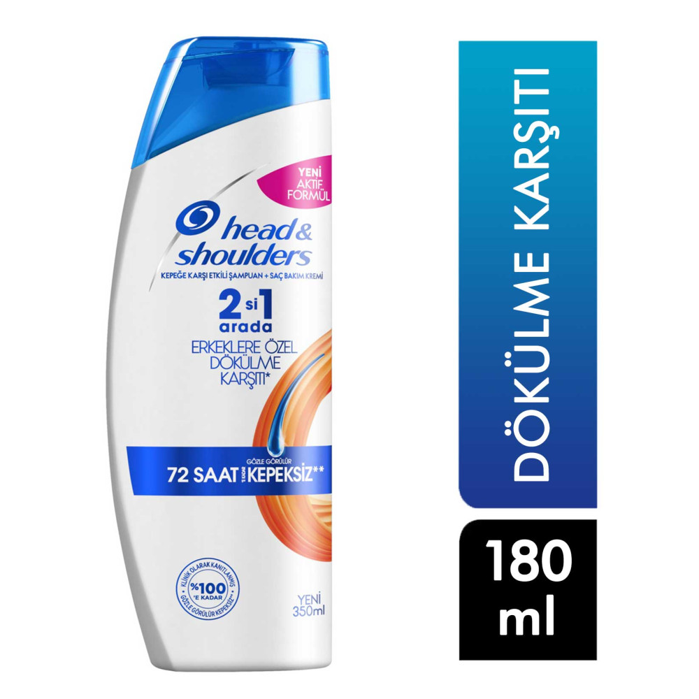 Head&Shoulders Şampuan 180 ml Dökülme Karşıtı Erkeklere Özel Şampuan ve Saç Kremi Fiyatı