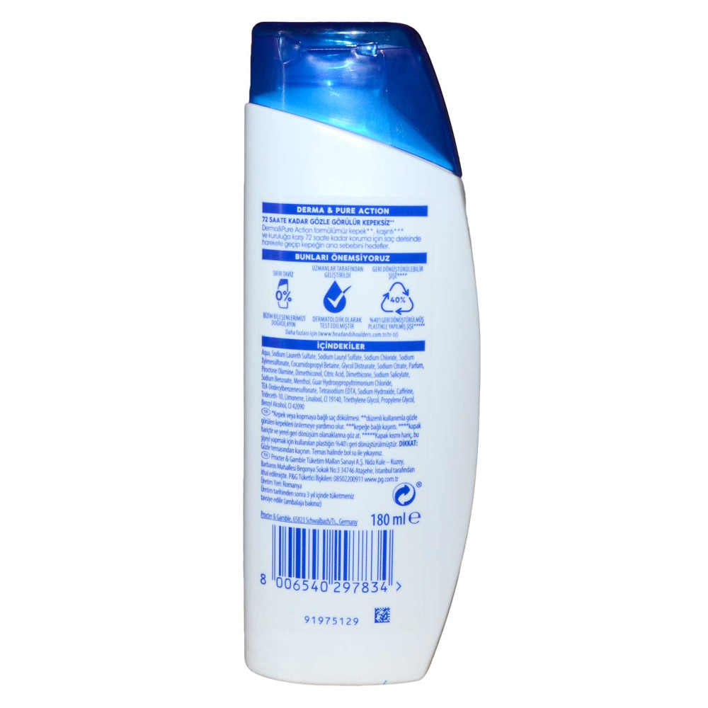 Head&Shoulders Şampuan 180 ml Dökülme Karşıtı Erkeklere Özel