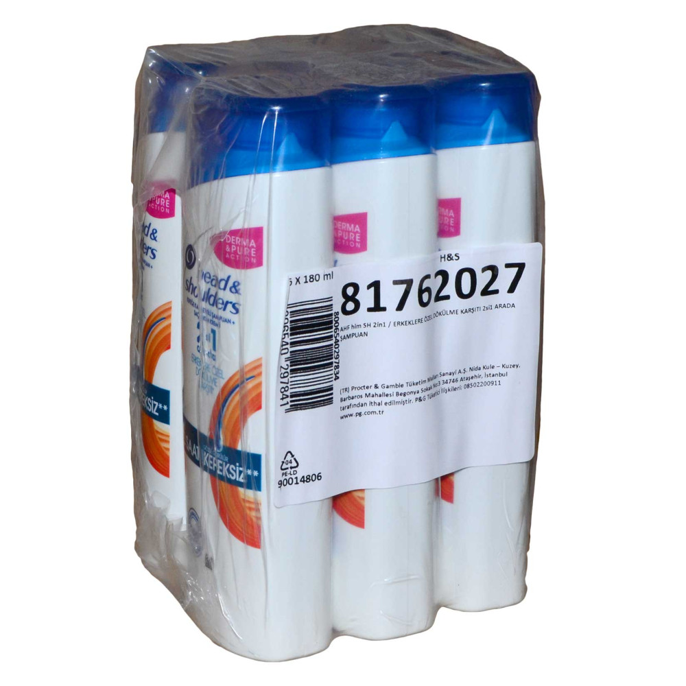 Head&Shoulders Şampuan 180 ml Dökülme Karşıtı Erkeklere Özel