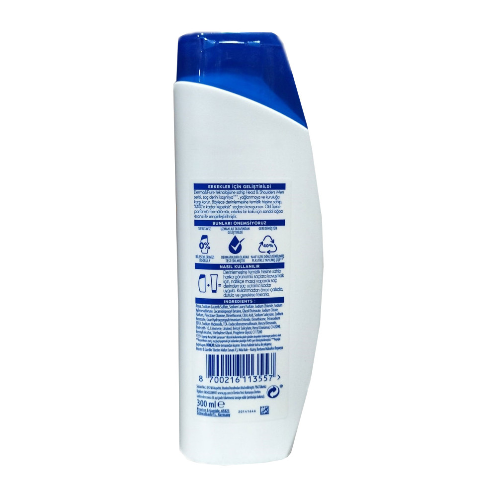 Head&Shoulders Şampuan 300 ml Old Spice
