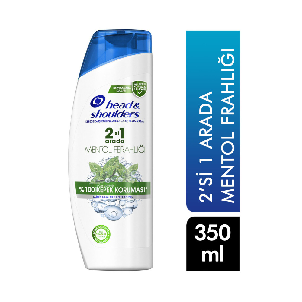 Head&Shoulders Şampuan 350 ml 2/1 Mentol Ferahlığı Şampuan ve Saç Kremi Fiyatı
