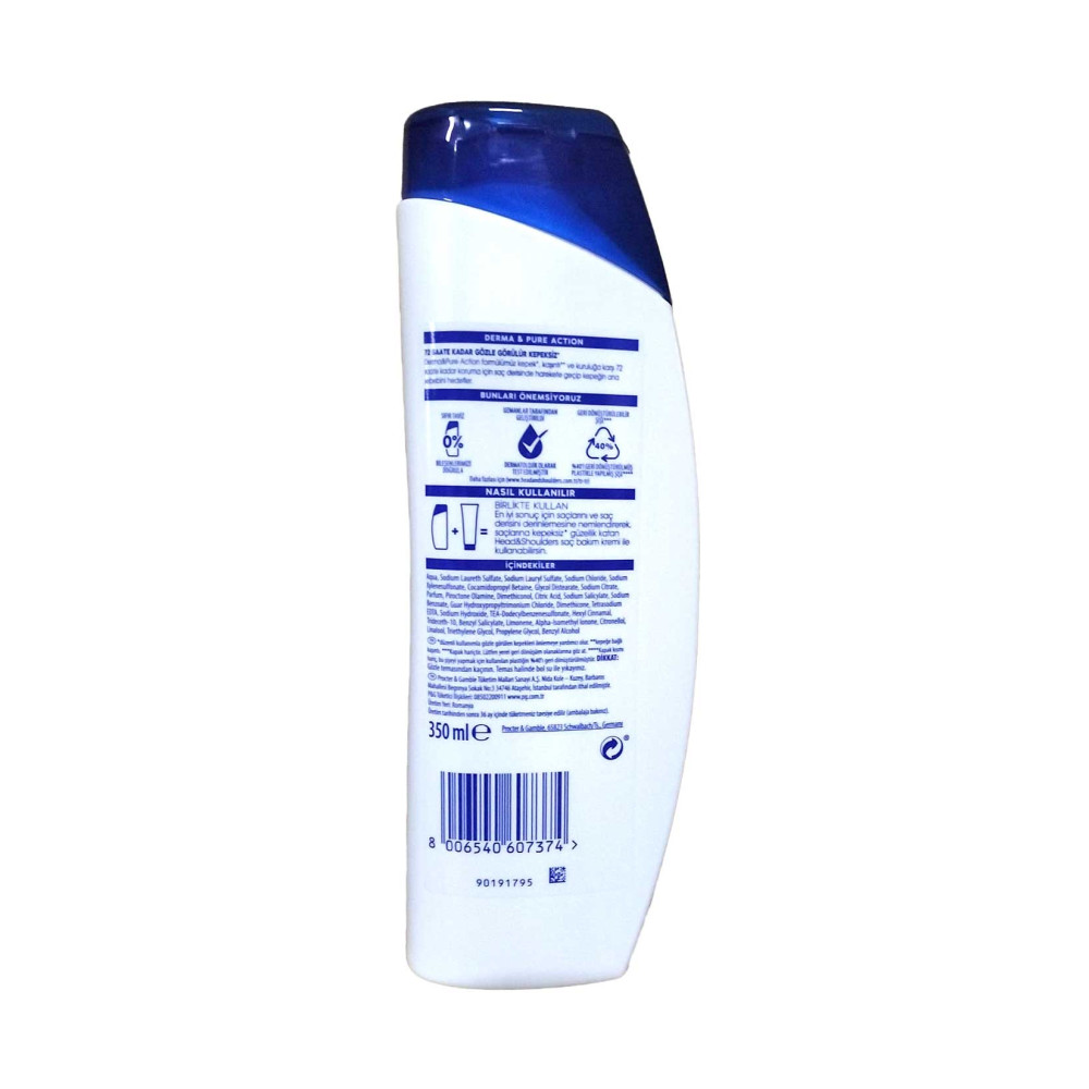 Head&Shoulders Şampuan 350 ml Ekstra Hacim