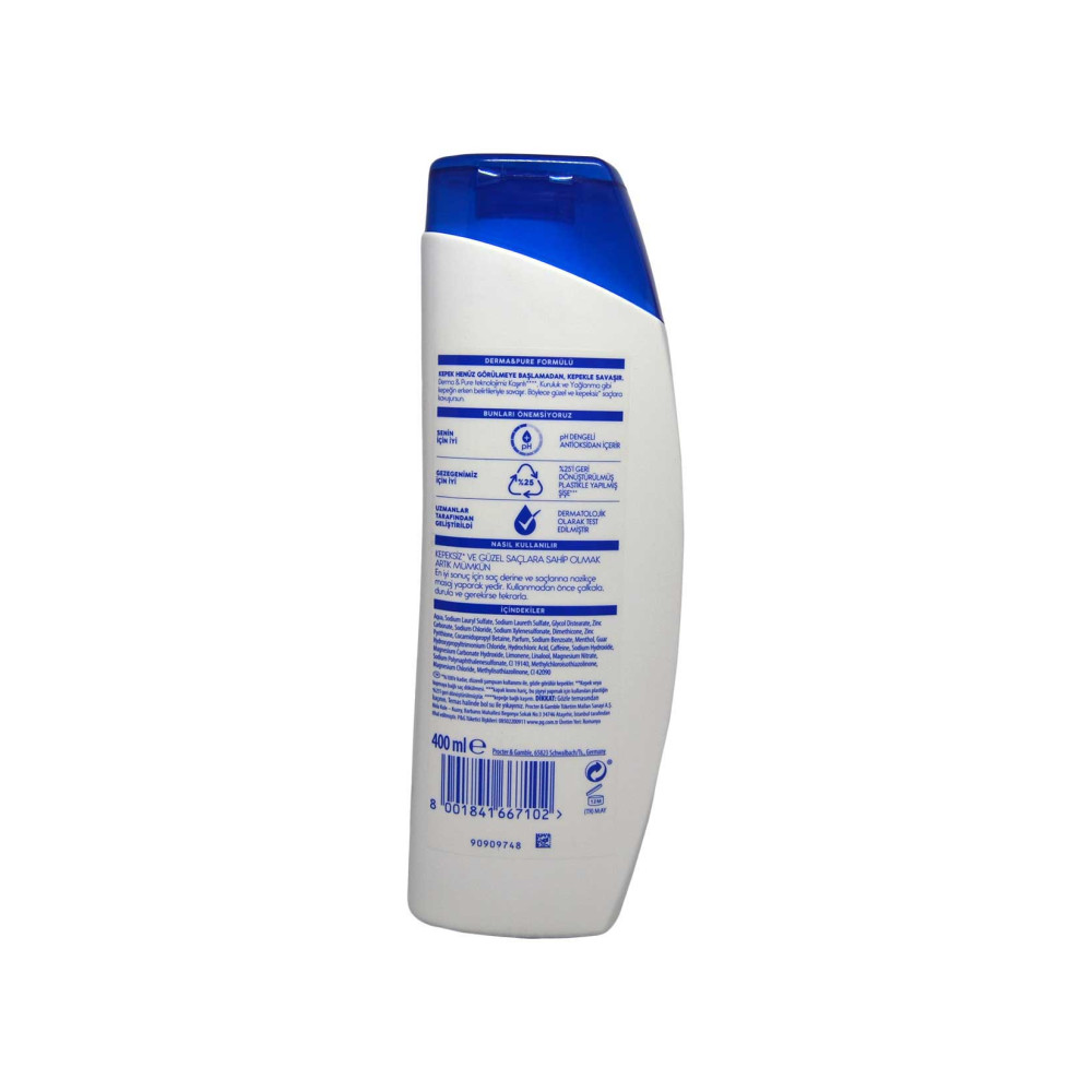 Head&Shoulders Şampuan 400 ml 2 si 1 Arada Dökülmelere Karşı Erkeklere