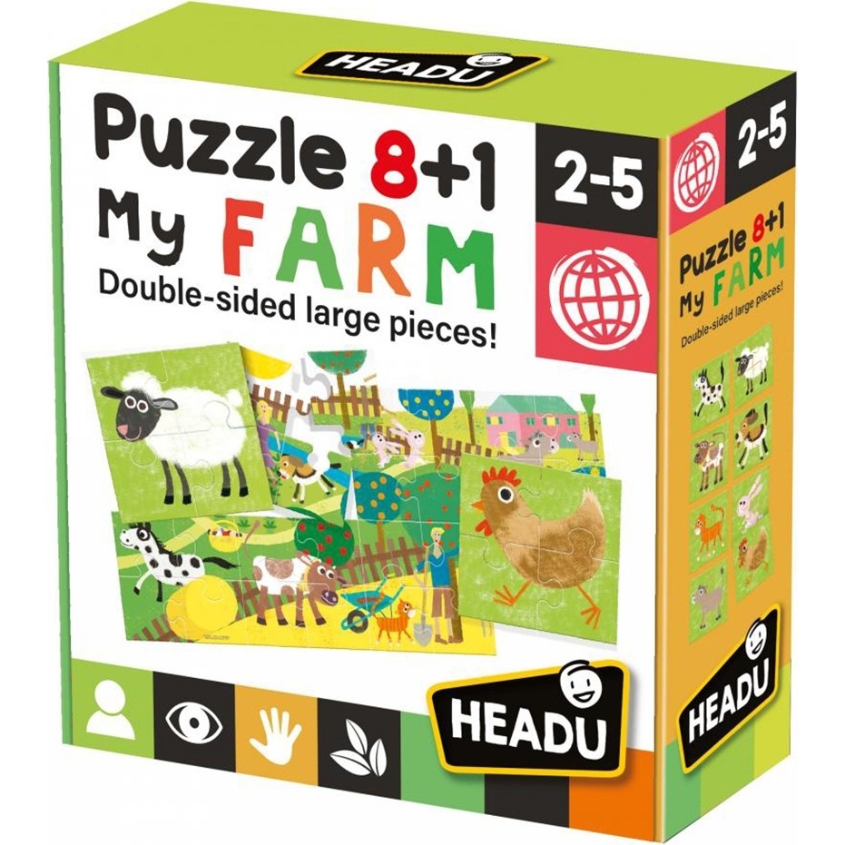 HEADU 8+1 FARM Strateji ve Zeka Geliştirici Çocuk Oyunu 2-5 Yaş İçin Hayvanlar Temalı Diğer Fiyatı