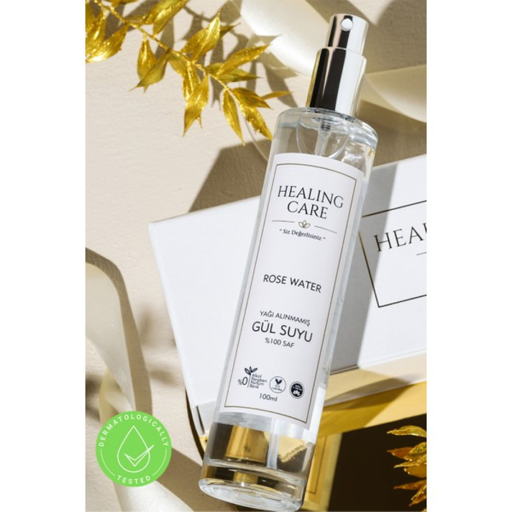 Healing Care % 100 Doğal Yağı Alınmamış Saf Gül Suyu 100 ml ( Gözenek Sıkılaştırıcı ve Arındırıcı ) - % 100 DOĞAL YAĞI ALINMAMIŞ SAF GÜL SUYU 100 ML Cilt Temizleme ve Peeling Fiyatı
