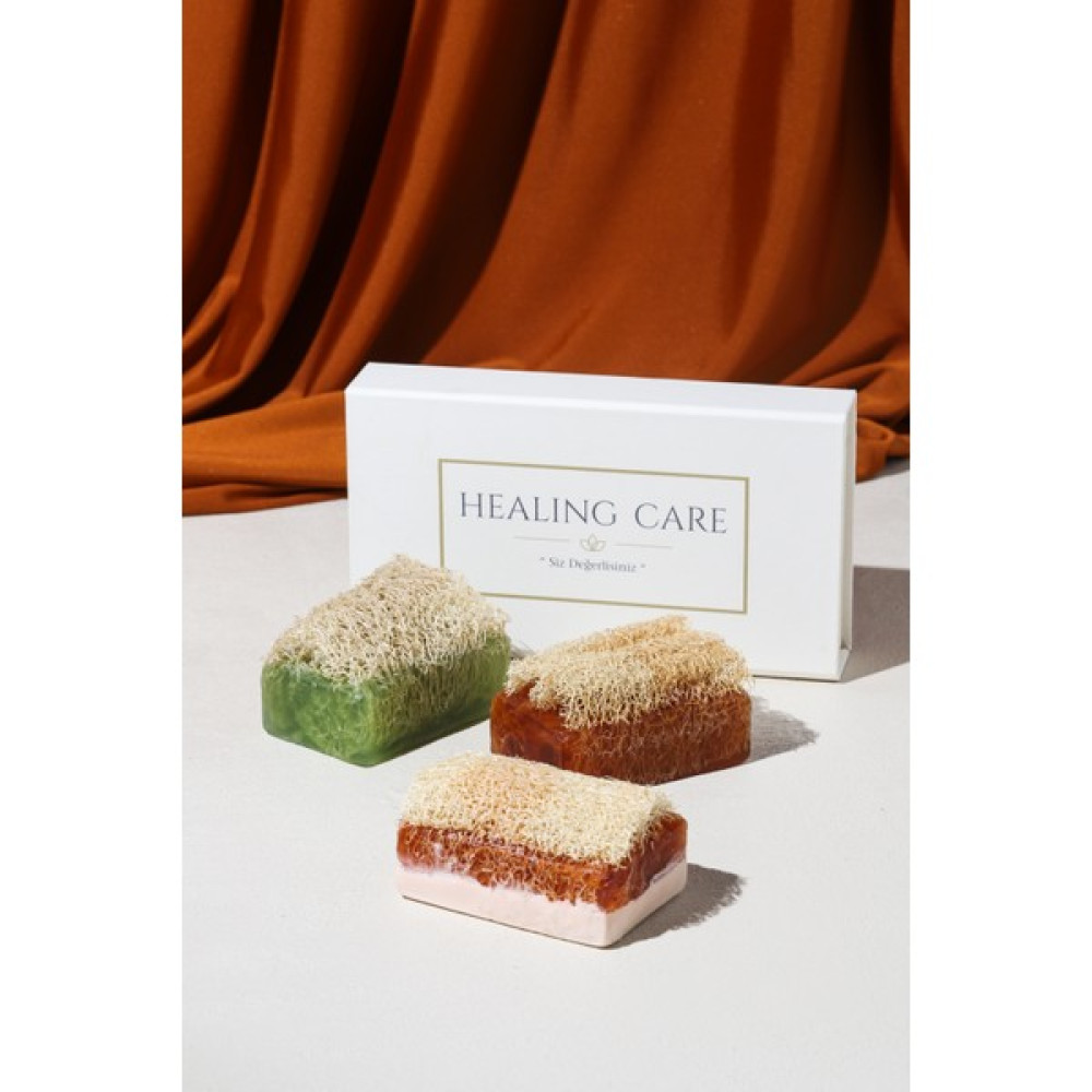 Healing Care 3'lü Doğal Kabak Lifli Sabun Seti Sabunlar Fiyatı
