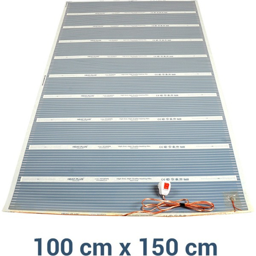Heat Plus Elektrikli Yerden Isıtma Termostatlı Karbon Film 100cm 150cm - 100*150cm Isıtıcılar Fiyatı