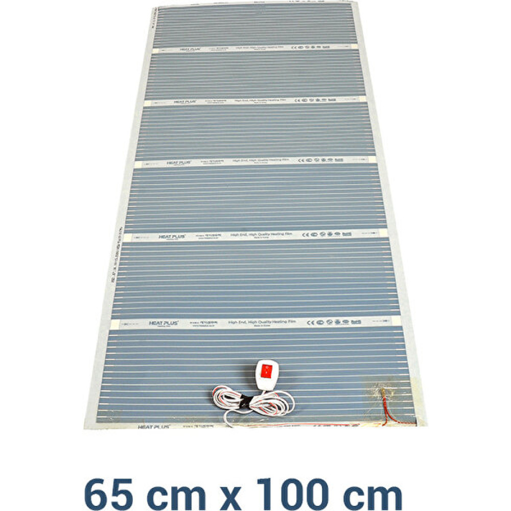 Heat Plus Elektrikli Yerden Isıtma Termostatlı Karbon Film 65 * 100CM - 65*100cm Isıtıcılar Fiyatı