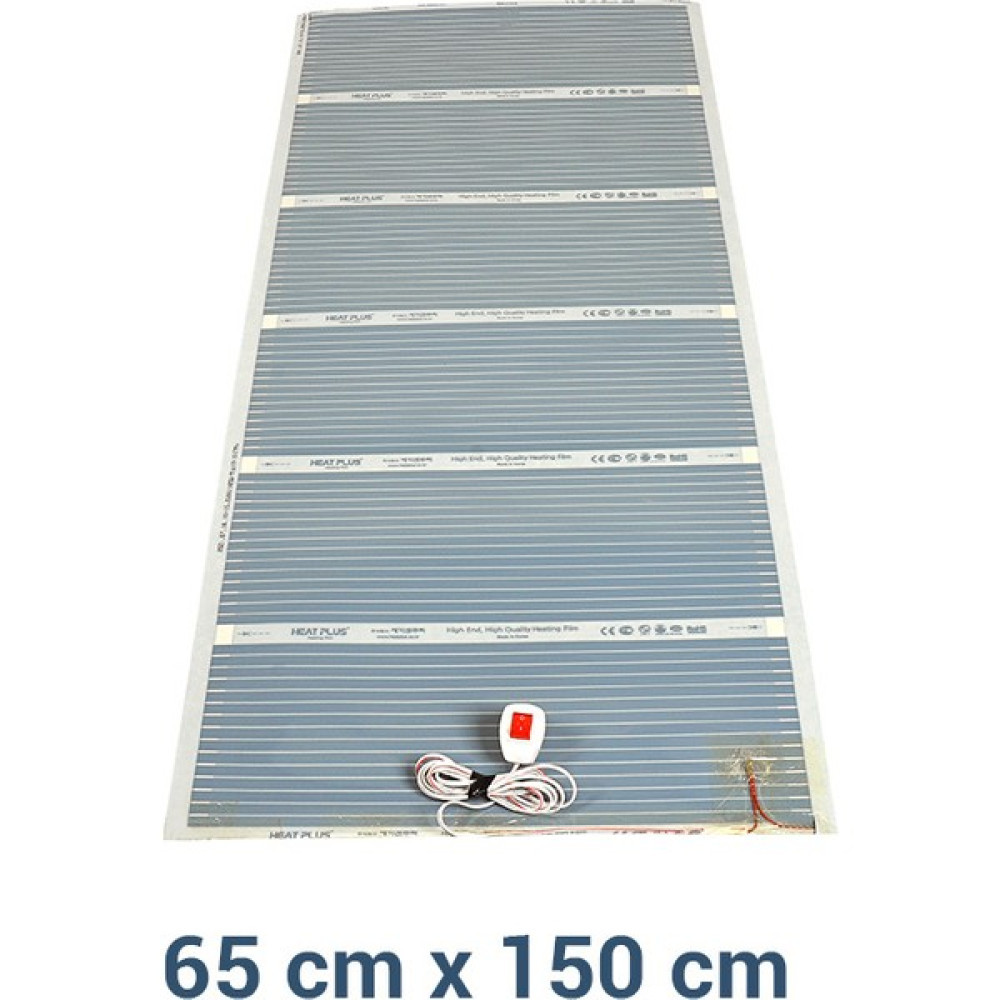 Heat Plus Elektrikli Yerden Isıtma Termostatlı Karbon Film 65 * 150CM - 65*150cm Isıtıcılar Fiyatı