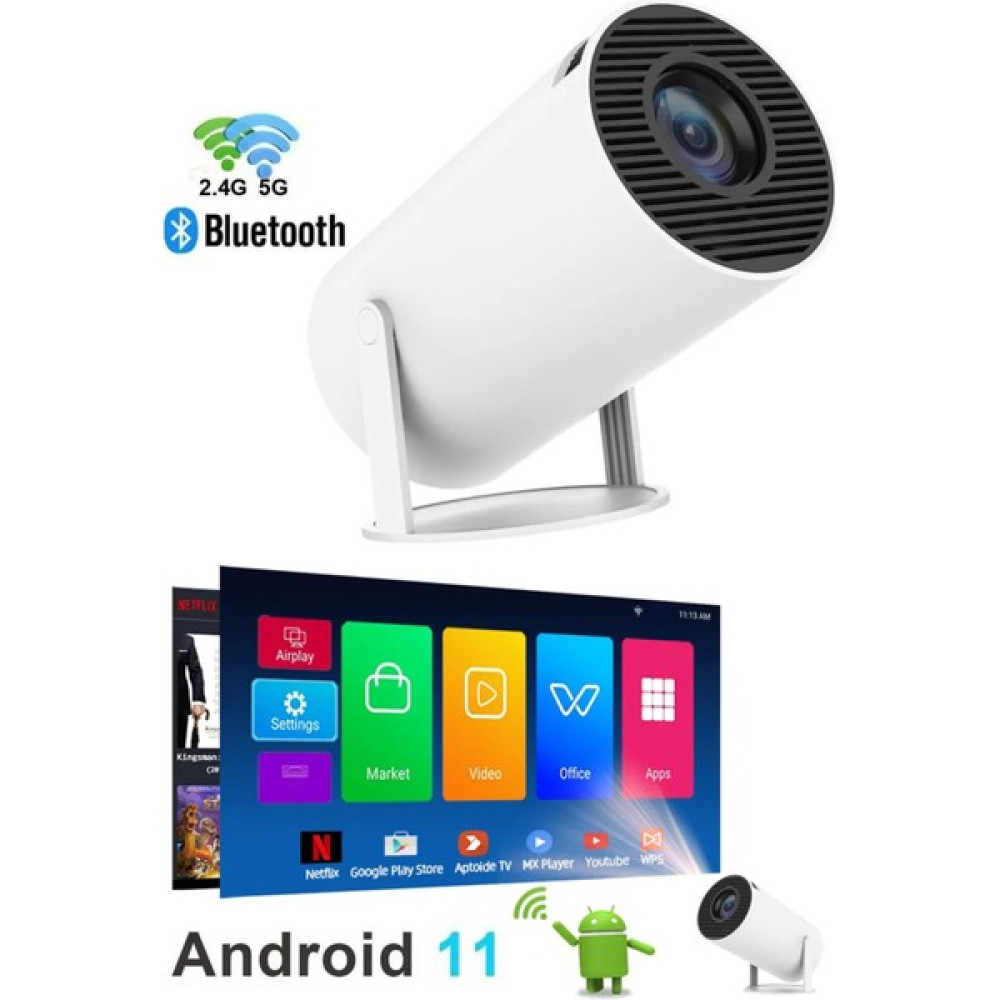 Heaven House Taşınılabilir Projeksiyon Projektör Cihazı Mini Projektör LED Projektör 4K Projektör Projeksiyon Cihazı Mini Projeksiyon LED Projektör... Projeksiyon Fiyatı