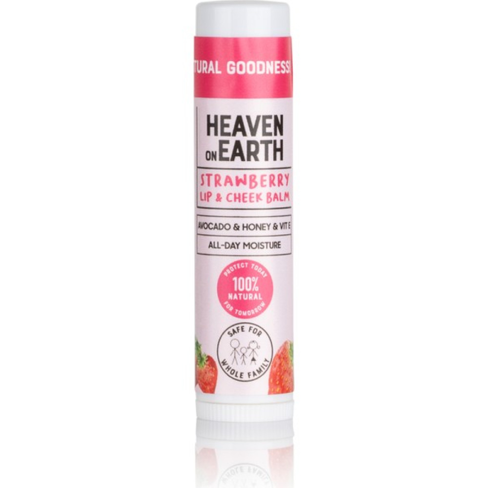 Heaven On Earth %100 Doğal Strawberry Lip & Cheek Balm Nemlendirici Besleyici Renkli ve Çilekli Dudak ve Yanak Balmı Bebek Bakım Fiyatı