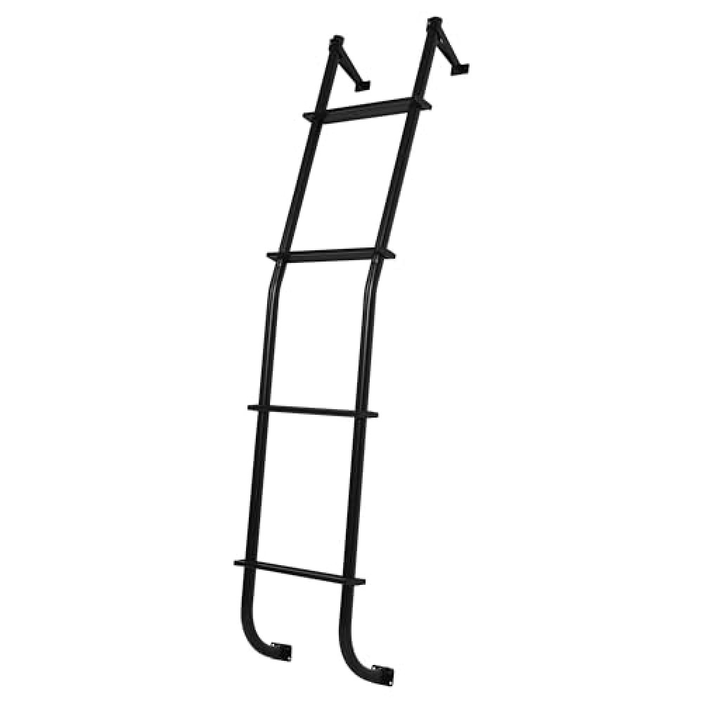 HECASA Ladder Rack Compatible with All Ford E-Series Chevy GMC Vans Ladder Hook Black