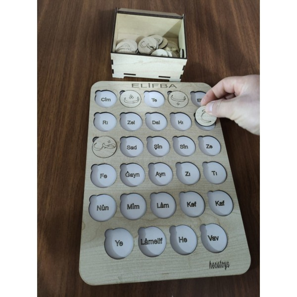 Hecatoys Elifba Ahşap Puzzle Parçaları Için Özel Kutusunda Puzzle & Aksesuarları Fiyatı
