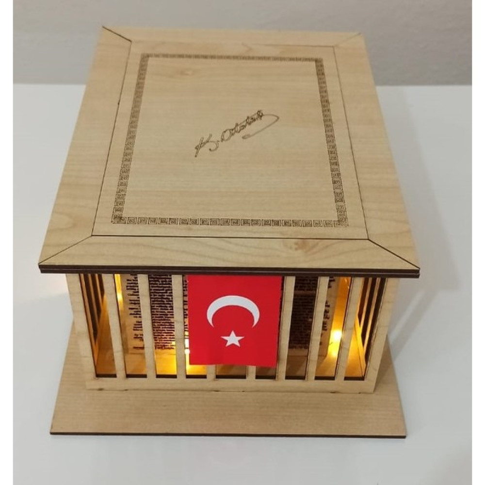 Hecatoys Işıklı Ahşap Anıtkabir Maketi Maket Fiyatı