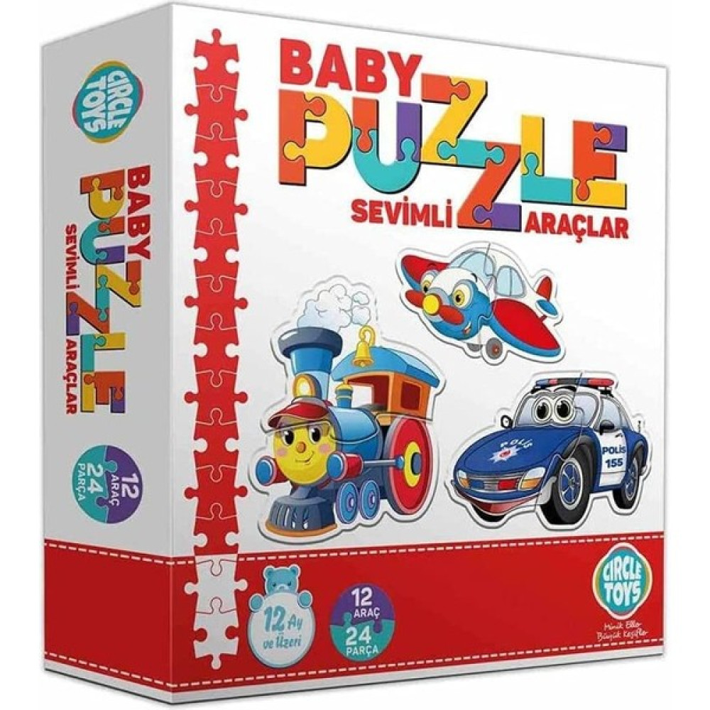 Hector Emporium Circle Toys Baby Puzzle Sevimli Araçlar - 69 Puzzle & Aksesuarları Fiyatı