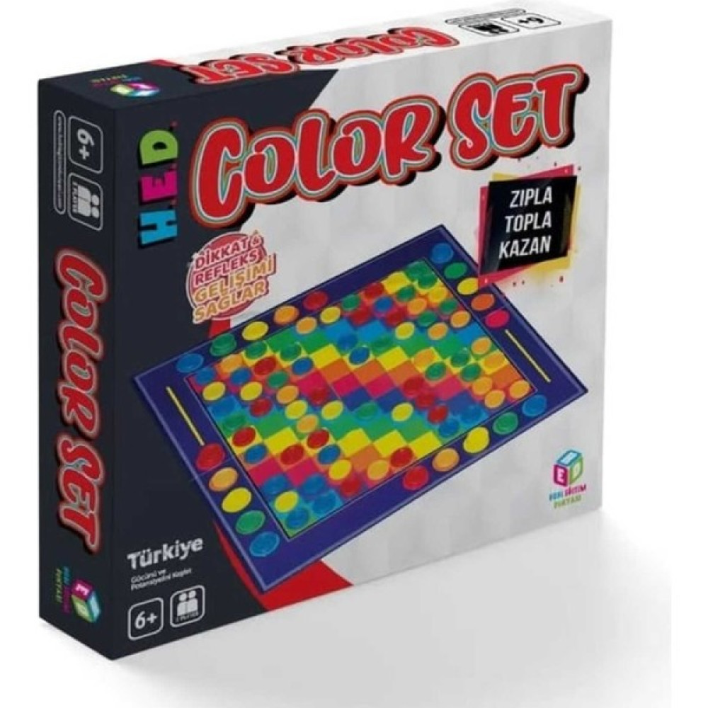 H.E.D. Benimer Color Set 47X47 cm Dikkat & Refleks Gelişim Sağlarayan Zeka Oyunu Akıl Oyunu - ZEKA OYUNU AKIL OYUNU STRATEJİ OYUNU Oto Boyaları Fiyatı