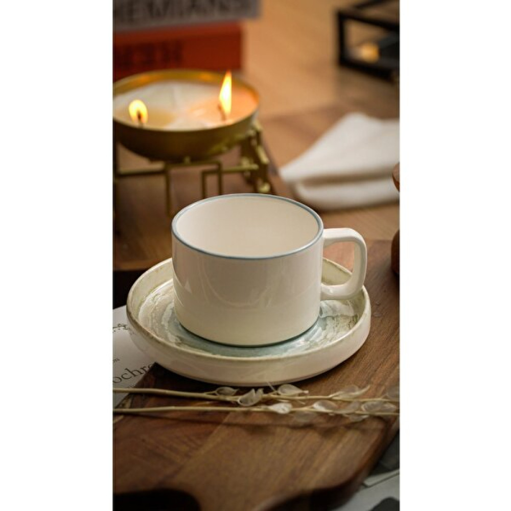 Heda Porselen Havin Porselen Çay Takımı 4 Parça 2 Kişilik - Beyaz - 230 ml Fincan / Bardak / Kahve Takımı Fiyatı