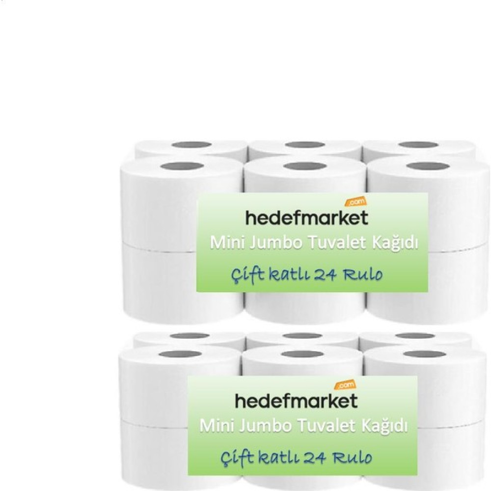 Hedef Market Mini Jumbo Cimri Tuvalet Kağıdı Çift Katlı 24 Rulo Tuvalet Kağıdı Fiyatı