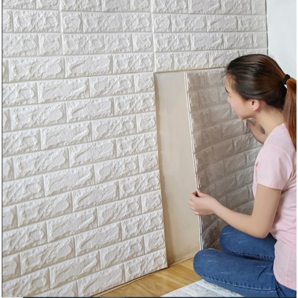 Hedefsan Kendinden Yapışkanlı Duvar Paneli 3D - 70 x 77 cm - Beyaz Diğer Fiyatı