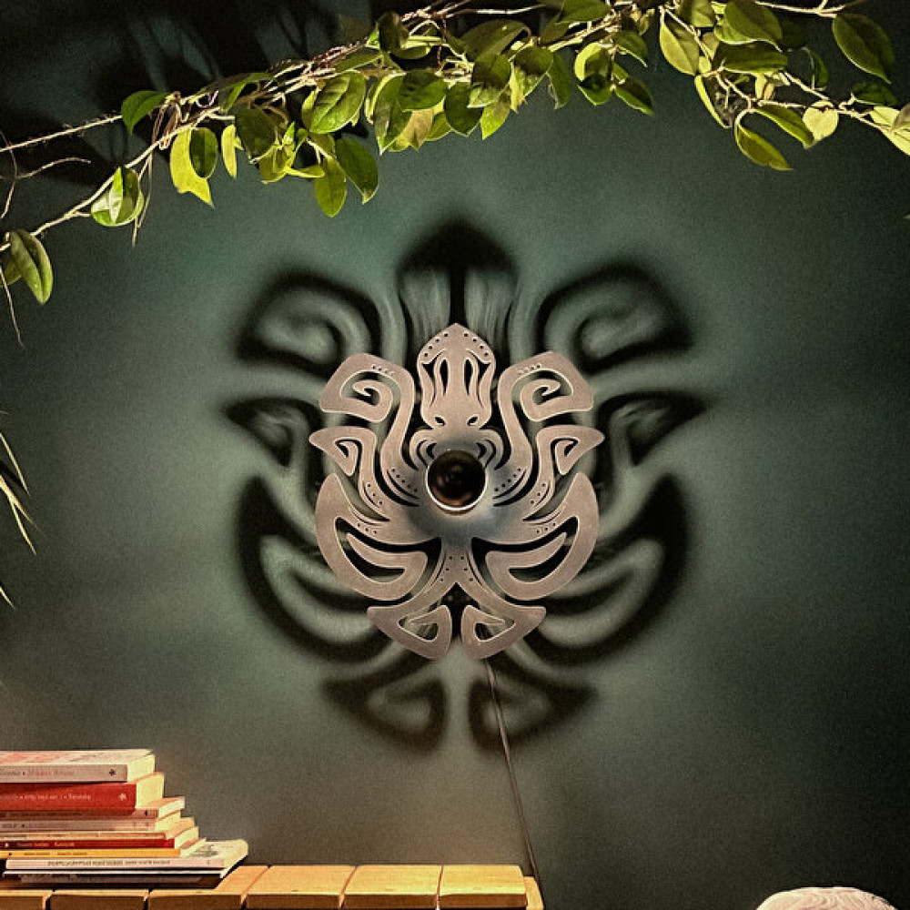 Hedgehog Art Shop "octopus" Gölge Duvar Aydınlatması, Özel Tasarım Aplik, Tasarım Duvar Lambası Aplikler Fiyatı