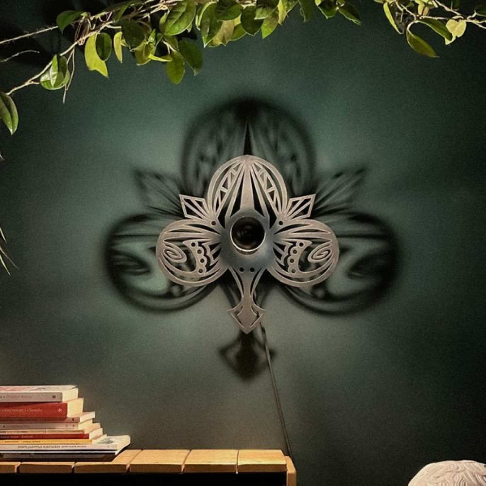 Hedgehog Art Shop "queen Of Clubs" Gölge Duvar Aydınlatması, Özel Tasarım Aplik, Tasarım Duvar Lambası Aplikler Fiyatı
