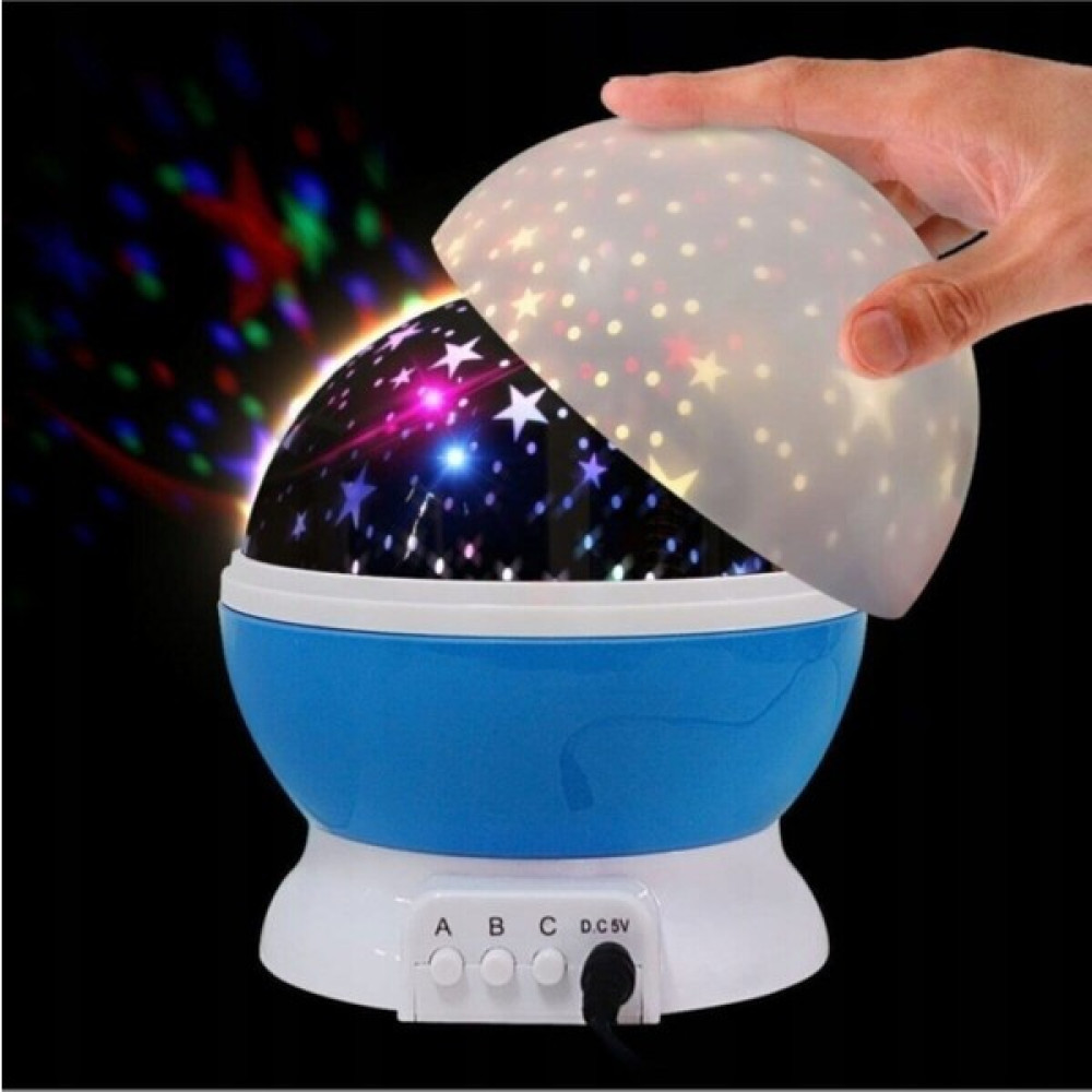 Hedies Shop Dönen Star Mastar Star Projeksiyon LED Gece Lambası USB Tavan Yıldız Yansıtma Işığı - 0 - Turuncu Şamdan Fiyatı
