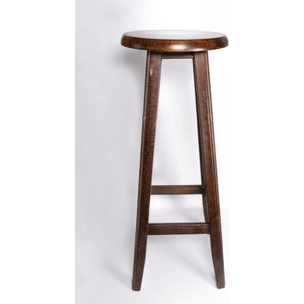 Hedisam Ahşap Yüksek Yuvarlak 1. Ceviz Renk Bar Taburesi 70 cm Masa - Sandalye & Tabure Fiyatı