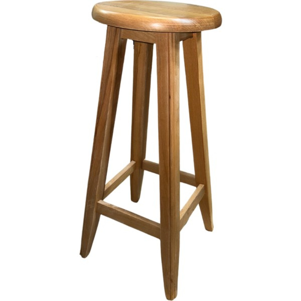Hedisam Ahşap Yüksek Yuvarlak Bar Taburesi 50 cm Masa - Sandalye & Tabure Fiyatı