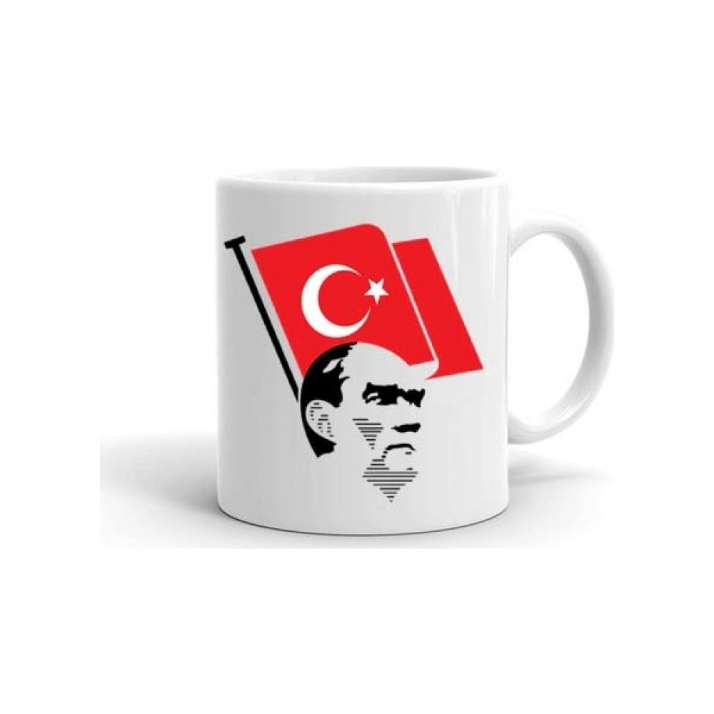 Hediye Bardaklar Atatürk Resimli Kupa Bardak Fincan / Bardak / Kahve Takımı Fiyatı