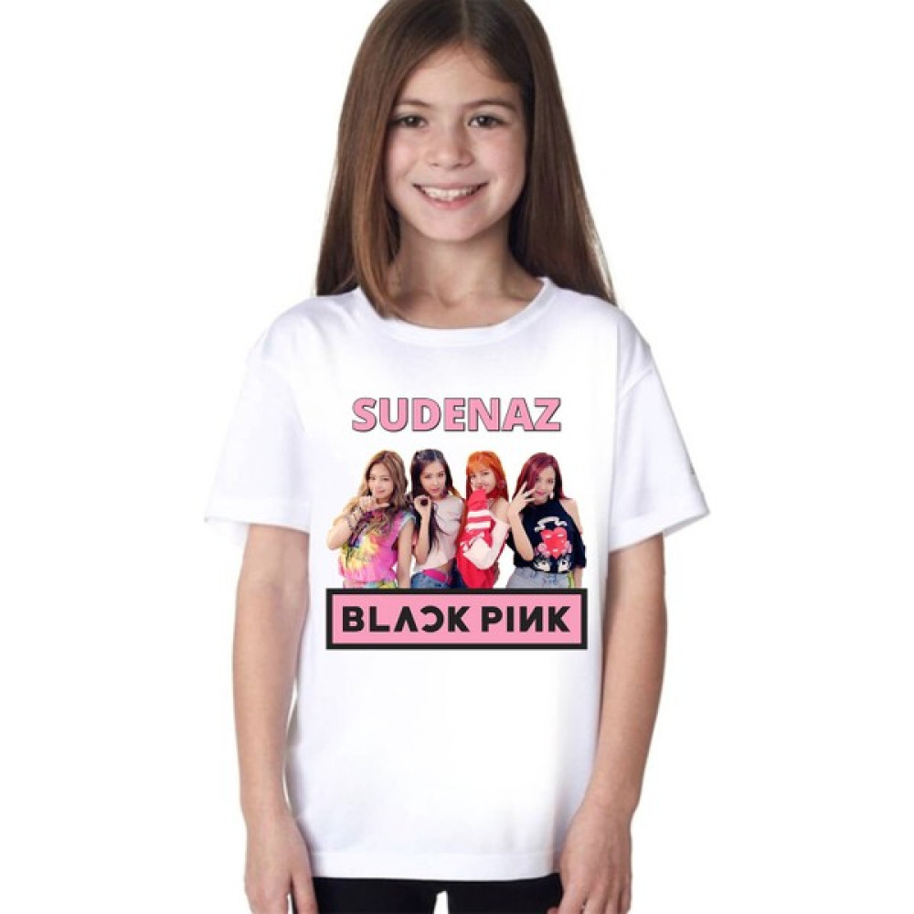 Hediye Center Blackpink Baskılı Kişiye Özel Isimli Çocuk Tişört D03 Erkek Çocuk T-shirt Fiyatı