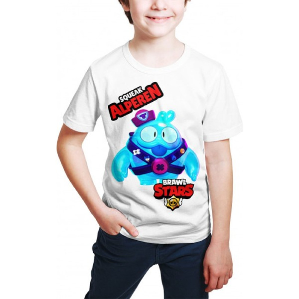 Hediye Center Brawl Stars Squeak Dijital Baskılı Kişiye Özel T-Shirt M-01 Erkek Çocuk T-shirt Fiyatı