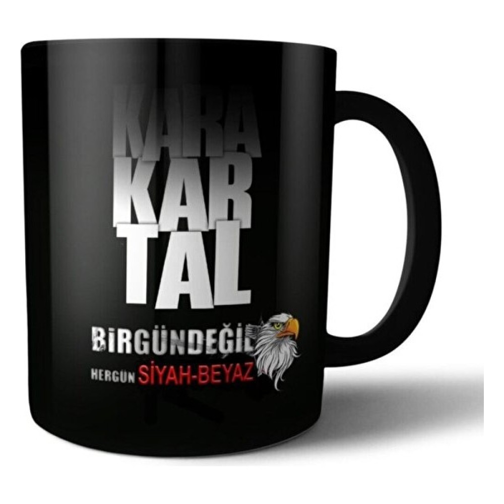 Hediye Delisi Beşiktaş Sihirli Kupa Bardak Fincan / Bardak / Kahve Takımı Fiyatı