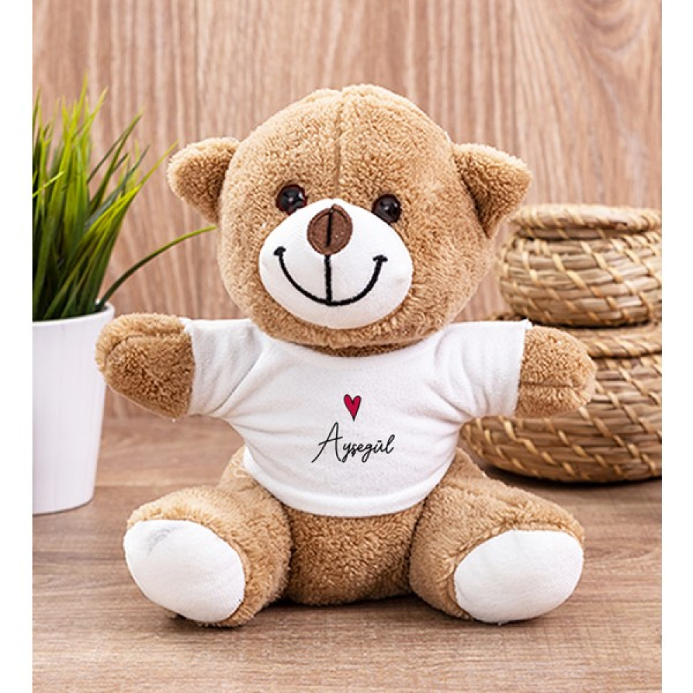 Hediye Dükkanı Kişiye Özel Isim Yazılı Minik Kalpli Peluş Ayıcık Peluş Oyuncaklar Fiyatı