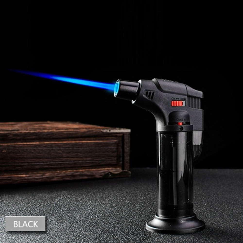 Hediye Filesi Pürmüz Alev Çakmak 1300°C - Torch Doldurulabilir Depolu Orta Boy - Siyah Çakmak Fiyatı